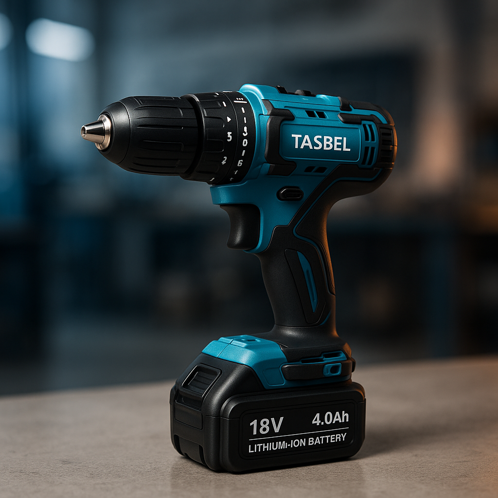 Taladro atornillador inalambrico TASBEL 128V con bateria